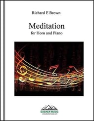 Meditation for Horn and Piano P.O.D. cover Thumbnail